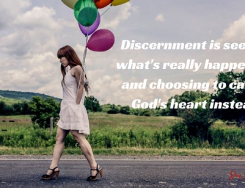 Self-awareness plays a role in discernment